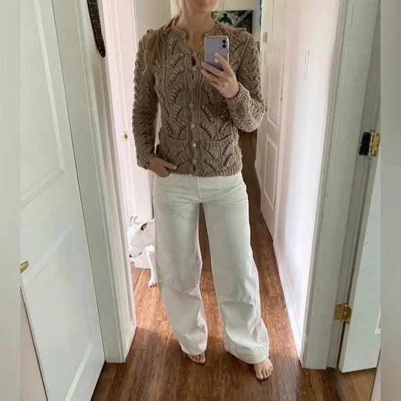 Pilcro puddle curve wide leg pants size 27 - Picture 16 of 16